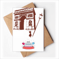 thumbnail image 1 of Arch Of Triumphal France Paris Landmark Happy Birthday Greeting Cards Envelopes Blank, 1 of 3