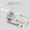 thumbnail image 1 of 100pcs Rj45 Ethernet Cables Module Plug Network Connector For Utp Cat6 Rj45 Network Cable Crystal H, 1 of 4