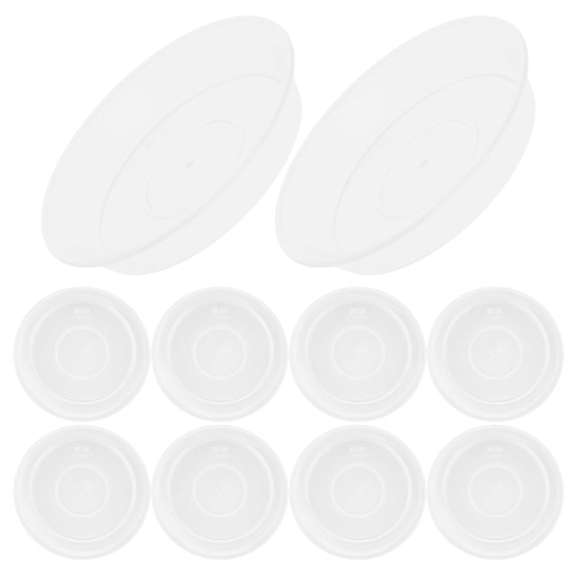VERDANVERSE 10Ud Bandejas Plásticas Para Macetas Con Resistente Para Control De Fácil
