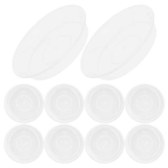 VERDANVERSE 10Ud Bandejas Plásticas Para Macetas Con Resistente Para Control De Fácil