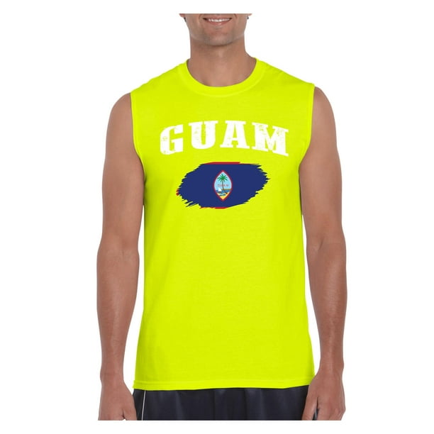Mom's Favorite Mens Guam Flag Ultra Cotton Sleeveless TShirt
