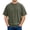 Army Green, variant on Mens T-shirts Crew Neck Loose Fit Tee Tops Classic Washed Short Sleeves Basic T-shirts (Blue XXXL)