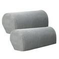 thumbnail image 6 of AUQ Stretch Armrest Covers for Chairs Sofas Couch,Chair Arm Covers,Couch Arm Covers,Spandex Arm Covers,Anti-Slip Furniture Protector Washable Armchair Slipcovers for Recliner Set of 2, 6 of 7