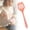 Orange, variant on 1Pcs Transparent Silicone Slotted Turner, Heat Resistant Kitchen Spatula for Daily Cooking & Meal Prep, Pink, 30*8cm/11.81*3.14in