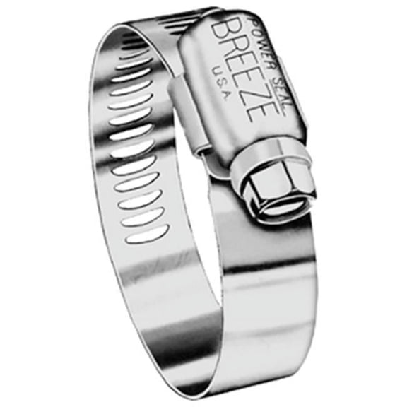 Breeze 63008 0.5 x 0.90 in. Stainless Steel Clamp - Pack Of 10
