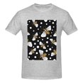 thumbnail image 4 of Bingfone Honey Bees At Night Men'S Loose Fit Short-Sleeve Pocket T-Shirt, 4 of 7
