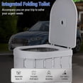 thumbnail image 3 of Portable Toilet for Camping, Convenient Car-Mounted Folding Toilet, 3 of 5