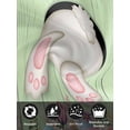 thumbnail image 7 of Easter Bunny Cloth Napkins Set of 8 Reusable Dinner Napkins, Colorful Eggs Cute Rabbit Green Country Wooden Cocktail Napkin Washable Table Napkins for Wedding/Holiday Party/Baby Shower 20"x20", 7 of 7