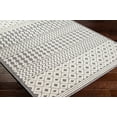 thumbnail image 4 of Hauteloom Drago Living Room, Bedroom Machine Washable Area Rug - Bohemian Modern Farmhouse - Moroccan Transitional - White, Gray - 3'3" x 5', 4 of 9