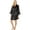 Black, variant on Intimo Womens Poly Charmeuse Robe