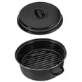 thumbnail image 3 of Miangastore Roasting Pan Food Cooking Pot Kitchen Grill Pot Kitchen Barbecue Cooking Pot, 3 of 8