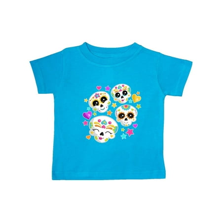 

Inktastic Decorative Skull Party for Day of the Dead Gift Baby Boy or Baby Girl T-Shirt