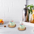 thumbnail image 4 of Mini Tray With Cover For Dessert Cupcake Mini Cake Serving Tray With Dome Cover Food Plate, 4 of 8