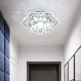 thumbnail image 2 of 20cm 9W Modern Crystal LED Ceiling Light Fixture Hallway Pendant Lamp Chandelier, 2 of 10