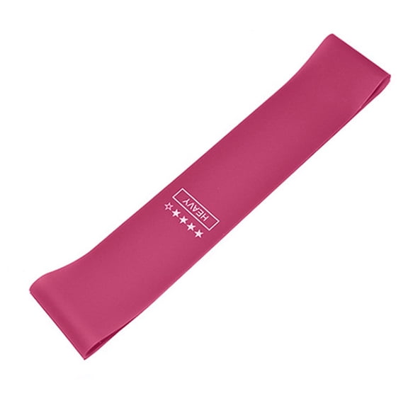 PBIYXQC Resistance Bands, Pilates, Yoga, Physical Therapy, Home Workout, Exercise Bands Stretch Pull On Fitness Bands Deep Pink-30 Pounds