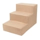 thumbnail image 2 of Escalones portátiles para mascotas, cubierta extraíble, escalera de 3 escalones, escaleras para sofá, sofá para cachorros, soporte antideslizante para , Khaki Yinane Mascotas escaleras, 2 of 6