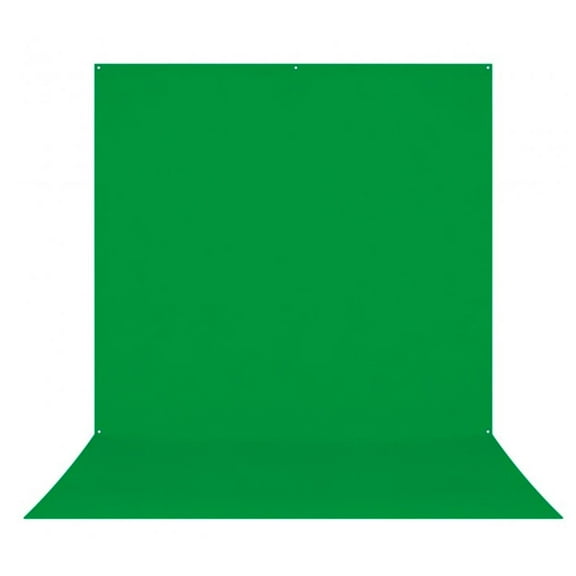 Westcott 8x13' X-Drop Pro Wrinkle-Resistant Backdrop, Chroma-Key Green Screen Sweep