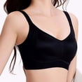 thumbnail image 6 of Njagoc3 Wireless Bras for Women V Neck Wide Straps Seamless Comfortable Underwire Free Daily Bra, 6 of 6