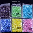 thumbnail image 3 of Nail Drill Glass Flat Bottom Drill Rhinestone Guomao Crystal Color Round Sticker  diy Handmade Jewelry Accessories Cross Border, 3 of 7