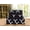 Black, variant on Celine Linen Holiday Gift Quatrefoil Pattern 1500 Series Percale Wrinkle and Fade Resistant (6-Piece) Bedding Set, Queen, Duke Blue