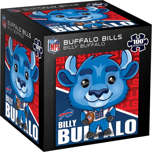 MasterPieces Officially Licensed NFL - Buffalo Bills Mascot 100 Piece Jigsaw Puzzle