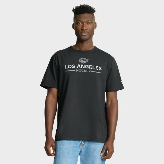 Men's Fanatics Black Los Angeles Kings Authentic Pro Primary T-Shirt