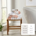 thumbnail image 4 of Luxurious Soft Cotton Decorative 6 Piece Towel Set, Dusty Rose / Cappuccino., 4 of 6