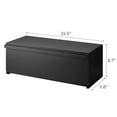thumbnail image 4 of Yamazaki Home Bread Box - Wide, Black, Steel, 32L, Supports 22 pounds, No Assembly, 4 of 7