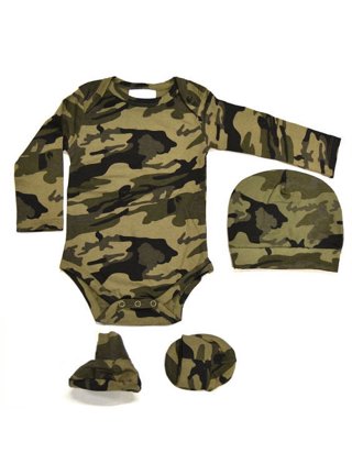 Buy Kangaroo Poo Boys Jersey Camo Onesie Black Camo