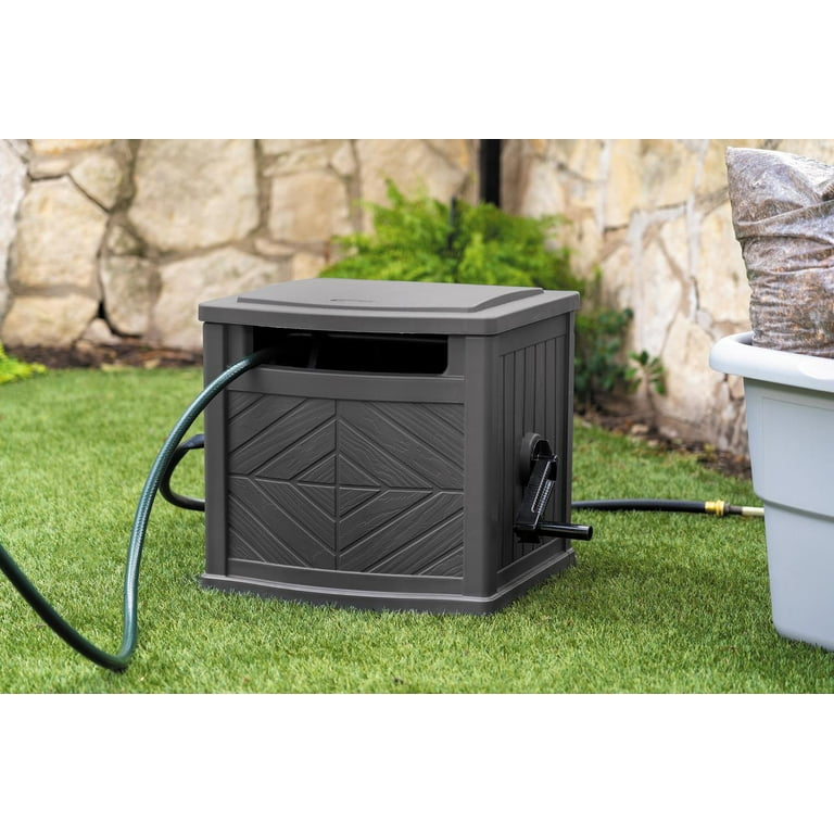 Suncast 150 ft. Gray In Ground Hideaway Hose Reel Suncast 150 ft. Gray In Ground Hideaway Hose Reel