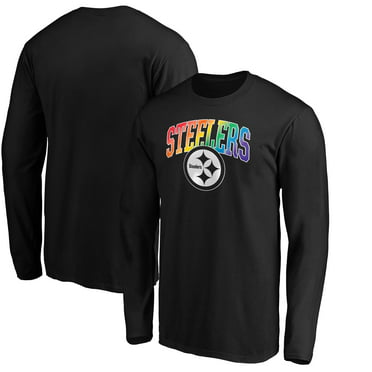 Men's NFL Pro Line by Fanatics Branded Black Pittsburgh Steelers Victory  Arch Long Sleeve T-Shirt