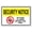 Warning Sign 3, variant on Hazardous Area Do Not Enter Safety Warning Sign 8"x12" - Caution Tin - For Workplace Restricted Zones