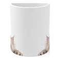 thumbnail image 2 of Gulf Coast Online Funny Cat Mug 11oz White Ceramic Tea Cup - Persian Cat, 2 of 4