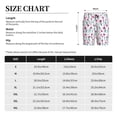 thumbnail image 2 of Bixox Men's Tulips Flowers printed lightweight casual shorts, soft sleep shorts with pockets., 2 of 5