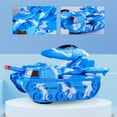 thumbnail image 1 of Tanque eléctrico, camión de batalla, juguete, tanque de transporte, avión, deformación automática, vehículo para , juego, vehículos de Azul Salvador Transformar juguetes de tanque, 1 of 10