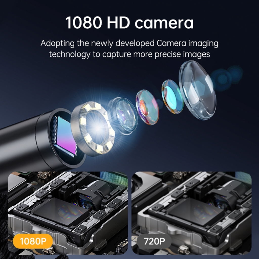 Handheld Borescope 8 LED Illuminates 4.3inch LCD Display Inspection for Machinery Pipe Erosion Checks