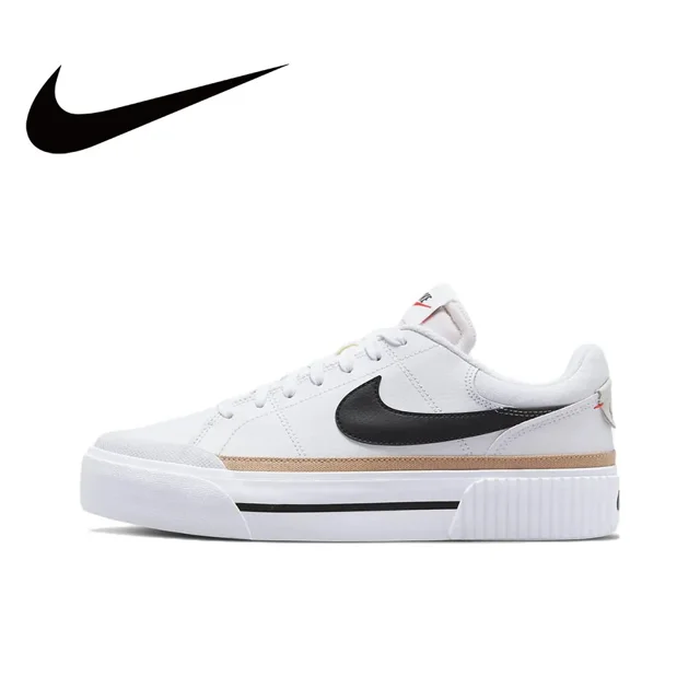 Zapatos originales COURT LEGACY LIFT para mujer, novedad de verano 2024, zapatillas informales ligeras de suela gruesa y a la moda