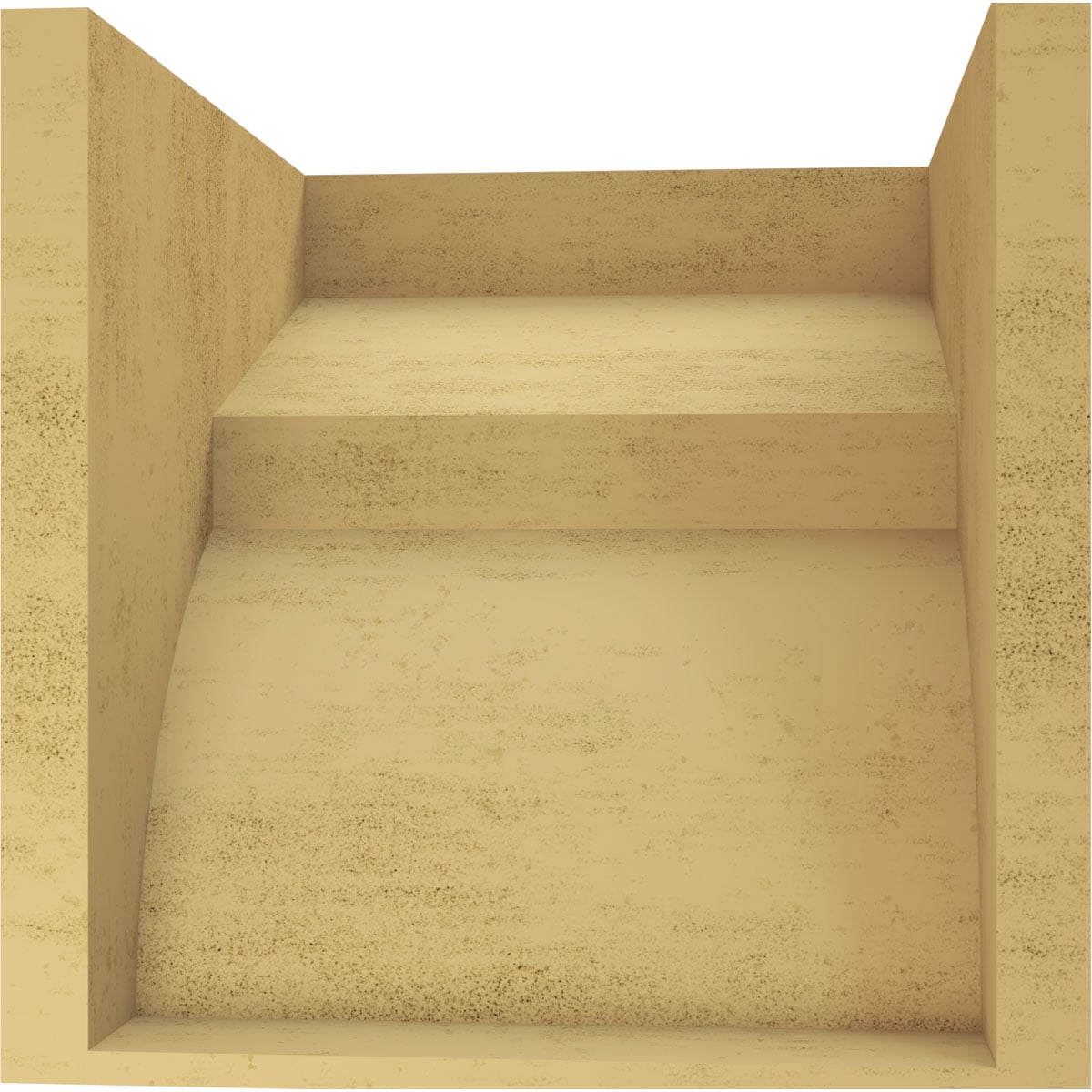 12"W x 12"D x 12"H Wide Monterey Rough Cedar Woodgrain TimberThane Corbel, Primed Tan