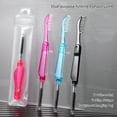 thumbnail image 4 of Portable Eyebrow Eyelash Shaper Eyelash Comb Double Head Eyebrow Brush Makeup Grooming Tool Foldable Mascara Brush, 4 of 9