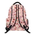 thumbnail image 2 of FKELYI Daisy Flower Ladybug Print 17 Inch Schoolbag Kids Backpack for Girls Spacious Lightweight School Bookbag Travel Rucksack Casual Daypack for Elementary Student, 2 of 7
