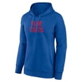 thumbnail image 2 of Women's Blue Delaware Blue Coats Team Primary Logo Pullover Hoodie, 2 of 3