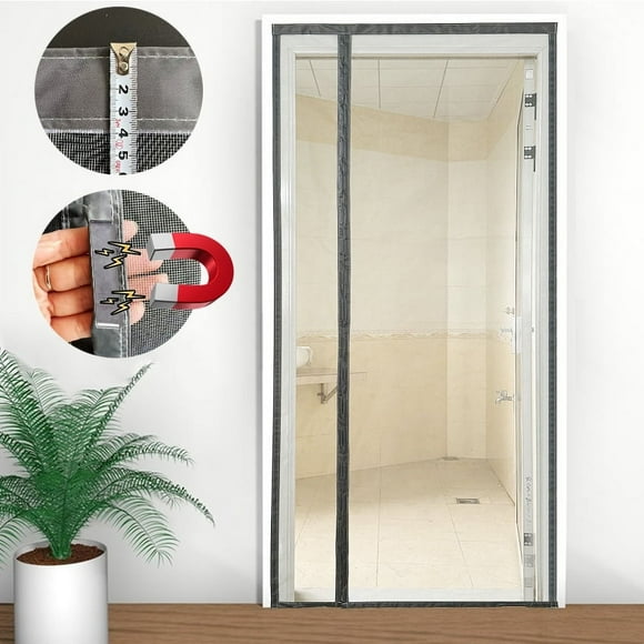 Automatically turn off Mosquito net screen for door curtain，summer anti mosquito net， mosquito door net with magnet custom size