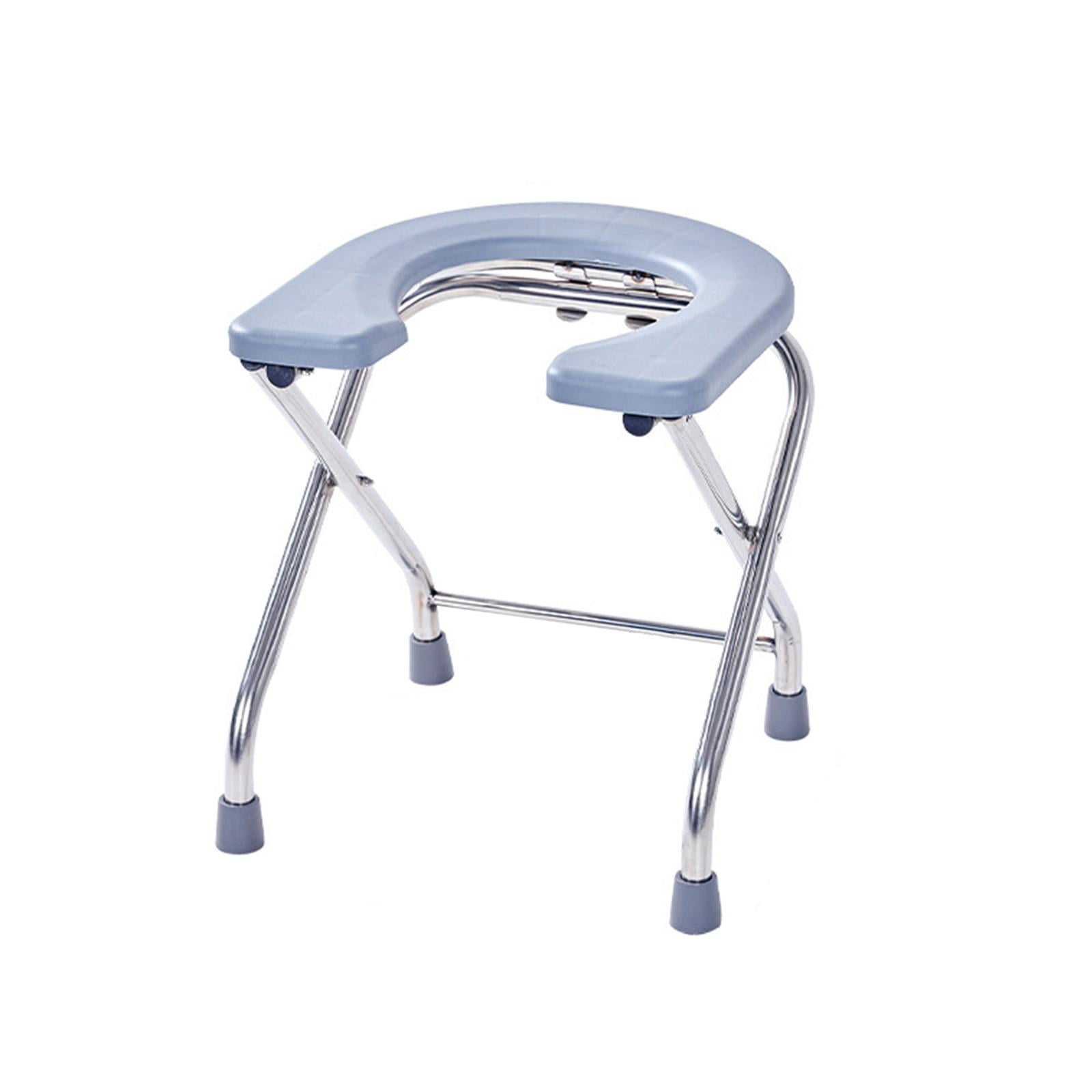 Portable Elderly Squat Toilet Seat Stool Potty Chair Commodes Chair for