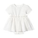 thumbnail image 1 of Odeerbi Bodysuit de Algodón Para Niñas En Verano Vestido de Color Sólido Mono Cuello Redondo Manga Corta Onesie, 1 of 4