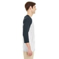 thumbnail image 4 of Jerzees Adult 4.5 oz. TRI-BLEND Baseball Raglan - 601RR, 4 of 4