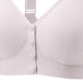 thumbnail image 4 of Tbopshirt Bras for Women Push Up Bra Plus Size Plus Size Front Buckle Without Steel Ring Gathered Fixed Cup Underwear Comfortable Seamless Back Underwear Daily Bra., 4 of 4