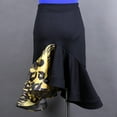 thumbnail image 4 of Leopard Practice Dance Wear Ladies Ruched Contrasting Flared Ruffle with Crinoline, 4 of 4