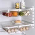 thumbnail image 3 of Soporte para huevos para refrigerador, cajón de almacenamiento de huevos para refrigerador, organizador de cajones para nevera, bandejas extraíbles para huevos,, 3 of 5