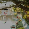 thumbnail image 2 of Romantic LED Wind Chime Lights, Solar Color Changing Solar Mobile Wind Chimes Lights Night Light for Home, Party, Festival Days, Garden,Christmas Decoration with Spinning Hook(Lucky Star Bottle), 2 of 7