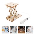 thumbnail image 3 of KAKOWELY 1 Set Creative Science Toy Kids Wood Hydraulic Lift Model Assembly Puzzle Toy,8.66X"X0.2"X4.72", 3 of 5